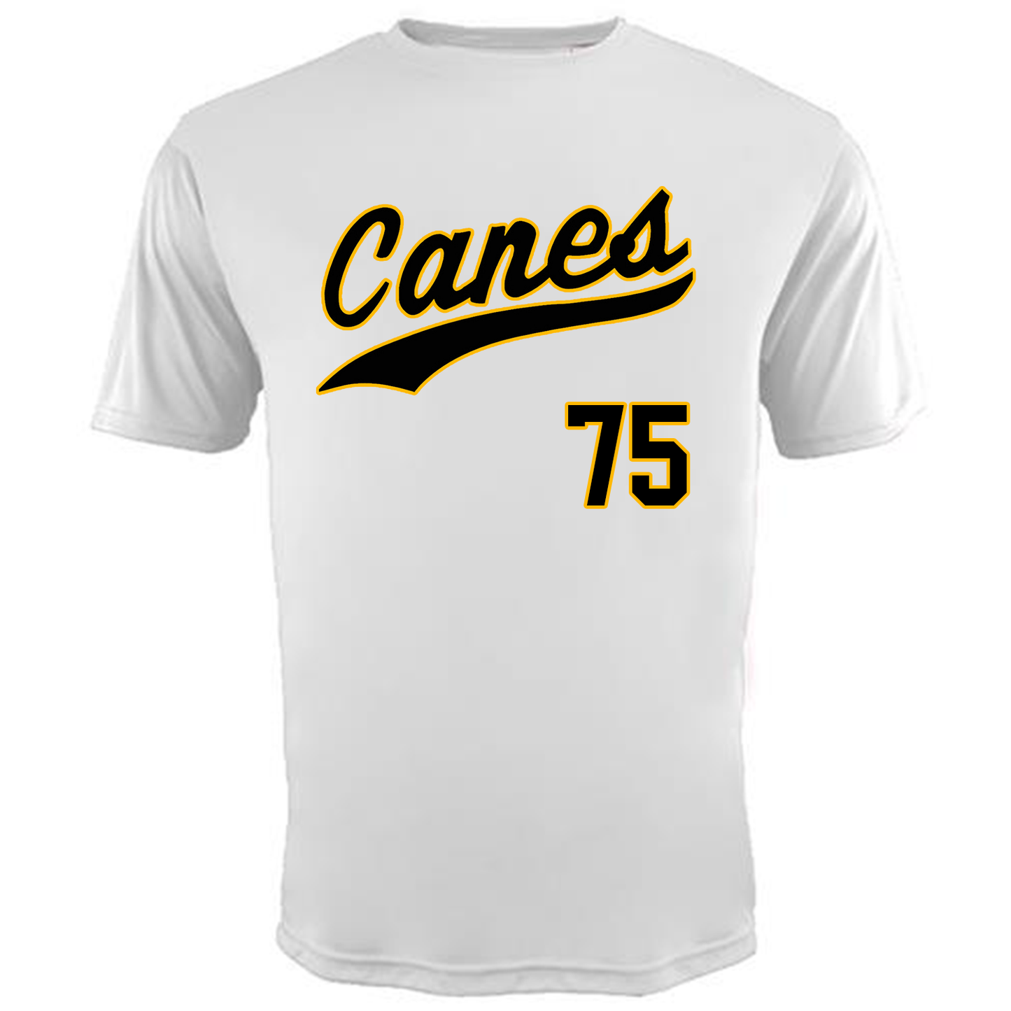 Canes White Practice Shirt